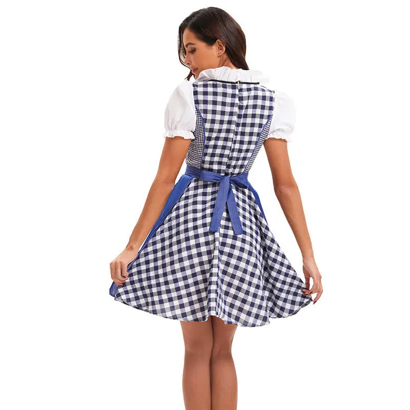 Oktoberfest Dirndl Dress – Traditional Women's Costume with Accessories – Perfect for Festivals and Celebrations 3