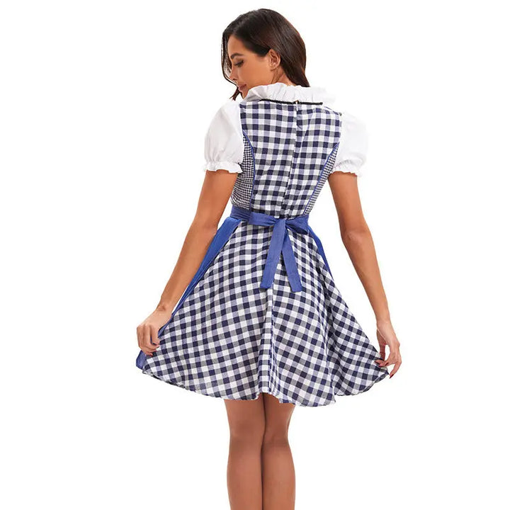 Oktoberfest Dirndl Dress – Traditional Women's Costume with Accessories – Perfect for Festivals and Celebrations 3