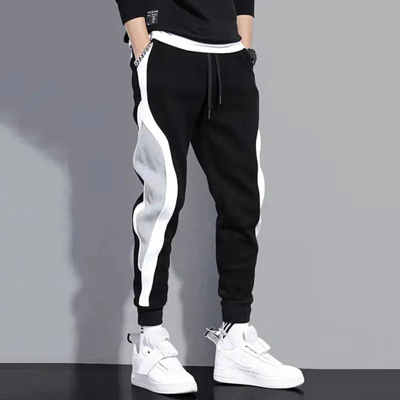 Ethan – Wide Loose Casual Pants with Breathable Patchwork Design, Size S-XXL 2