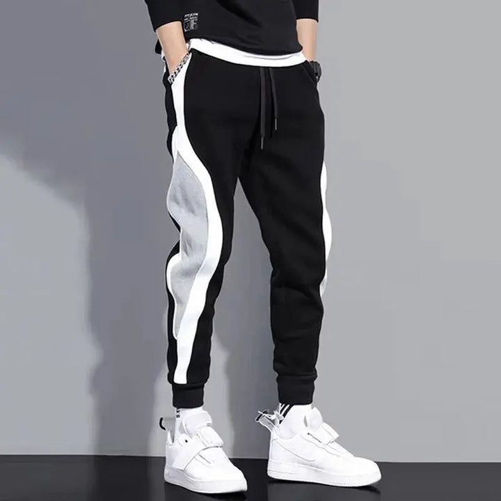 Ethan – Wide Loose Casual Pants with Breathable Patchwork Design, Size S-XXL 2