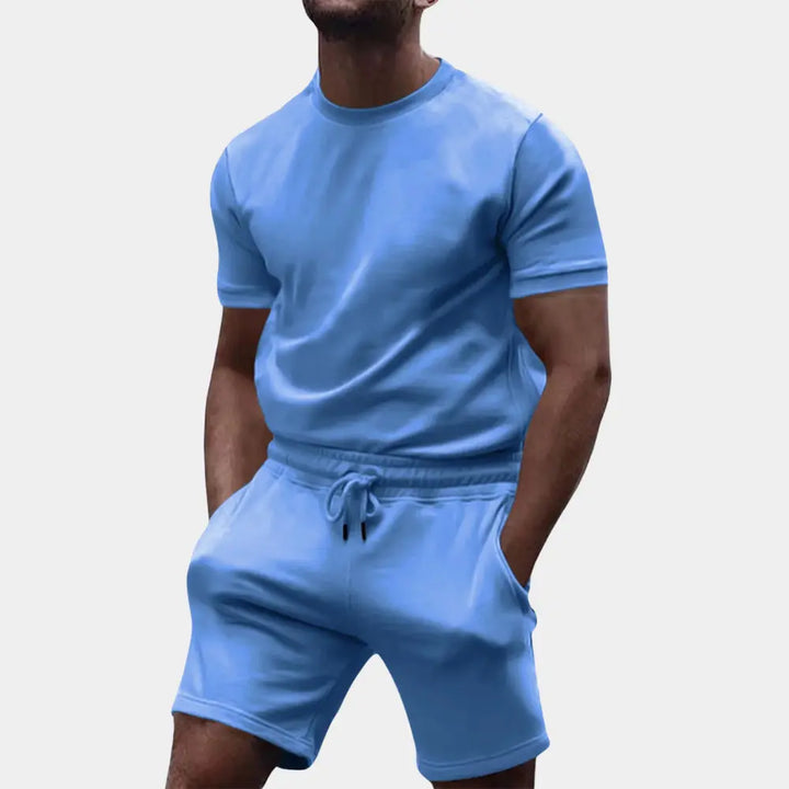Elena – Oversized Casual Comfort Set with T-Shirt & Shorts in Soft, Breathable Fabric, Size S-L 1