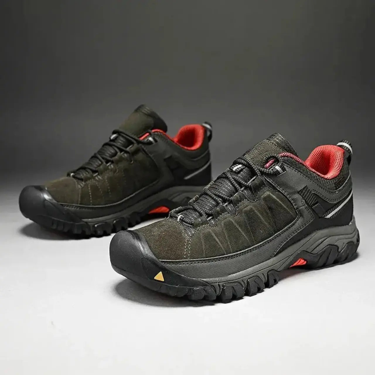 MunaWear - Climbing Shoes - Evox – Durable Men's Hiking Shoes With Leather Upper For Outdoor Adventures - 