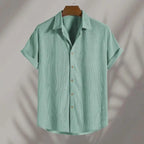 Josh – Men's Lightweight Summer Set with Shirt and Shorts for Effortless Style