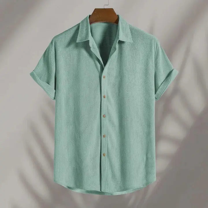 Josh – Men's Lightweight Summer Set with Shirt and Shorts for Effortless Style