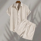 Josh – Men's Lightweight Summer Set with Shirt and Shorts for Effortless Style