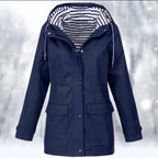 MunaWear - Coats - Aluna – Stylish Women's Jacket With Weather Protection For Casual Outings And Outdoor Adventures - Navy