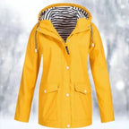 MunaWear - Coats - Aluna – Stylish Women's Jacket With Weather Protection For Casual Outings And Outdoor Adventures - Yellow
