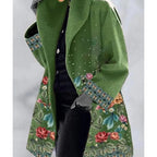 Liora – Stylish Long Women's Winter Coat With Printed Design For Everyday And Special Occasions 1