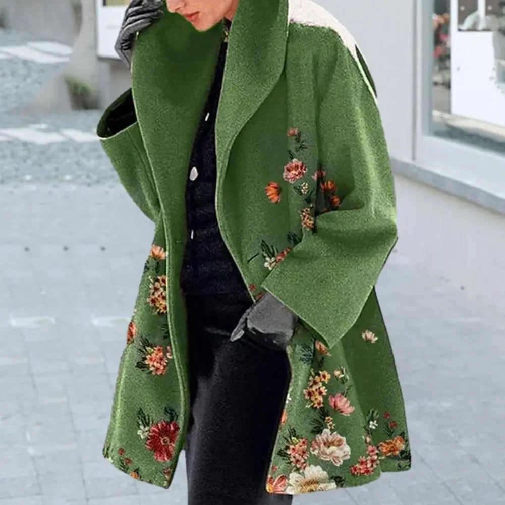 Liora – Stylish Long Women's Winter Coat With Printed Design For Everyday And Special Occasions 2