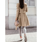 Liora – Elegant Women's Long Trench Coat With Warming Inner Lining For Winter 2