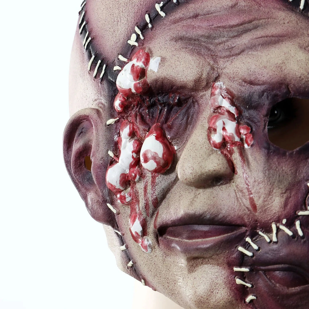 Halloween Triple Face Horror Mask – Realistic Scary Accessory for Adults 7
