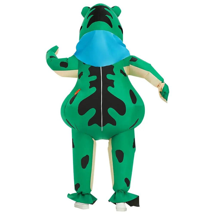 Caden - Funny Inflatable Frog Costume With Integrated Fan For Halloween Fun 5