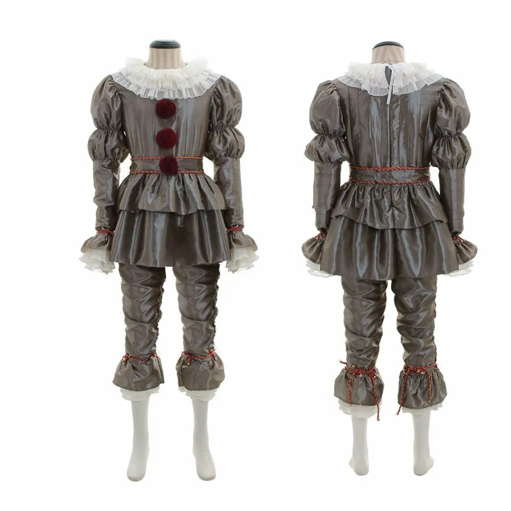 Creepy Halloween Clown Costume for Adults – Scary PennyWise Outfit – Perfect for Parties 1