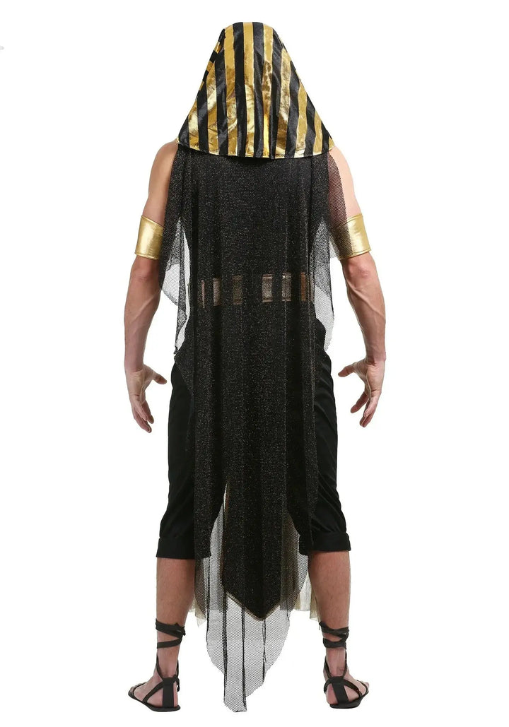 Halloween Egyptian Pharaoh Costume – Men's Regal Outfit with Cloak & Accessories – Perfect for Adult Halloween Parties 2