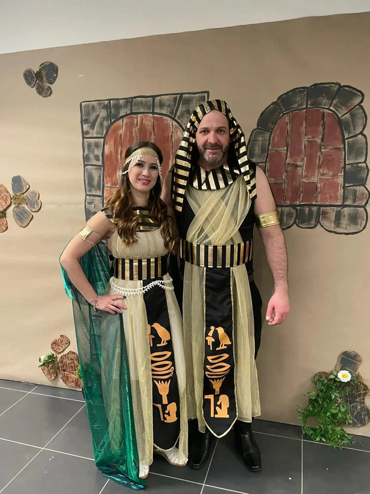 Halloween Egyptian Pharaoh Costume – Men's Regal Outfit with Cloak & Accessories – Perfect for Adult Halloween Parties 5