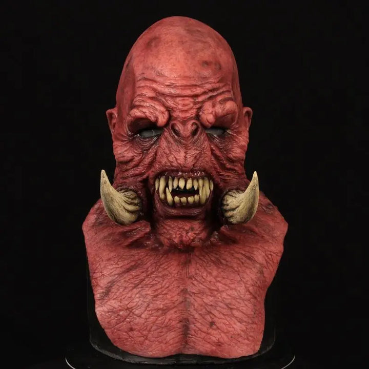 Halloween Orc Mask – Eerie Latex Costume Accessory for Adults – Perfect for Creepy Parties 2