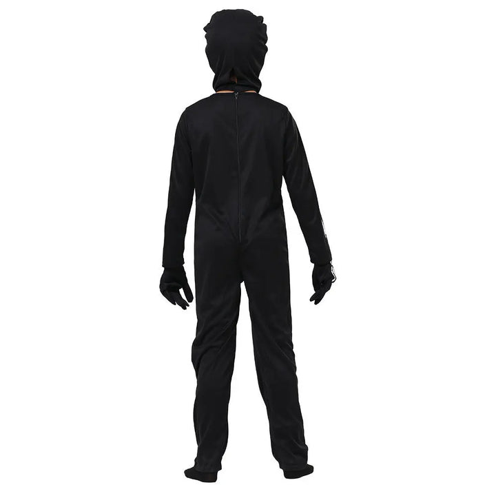 Halloween Skeleton Costume for Kids – Glow-in-the-Dark Full Body Suit – Unisex Sizes 3-10 5