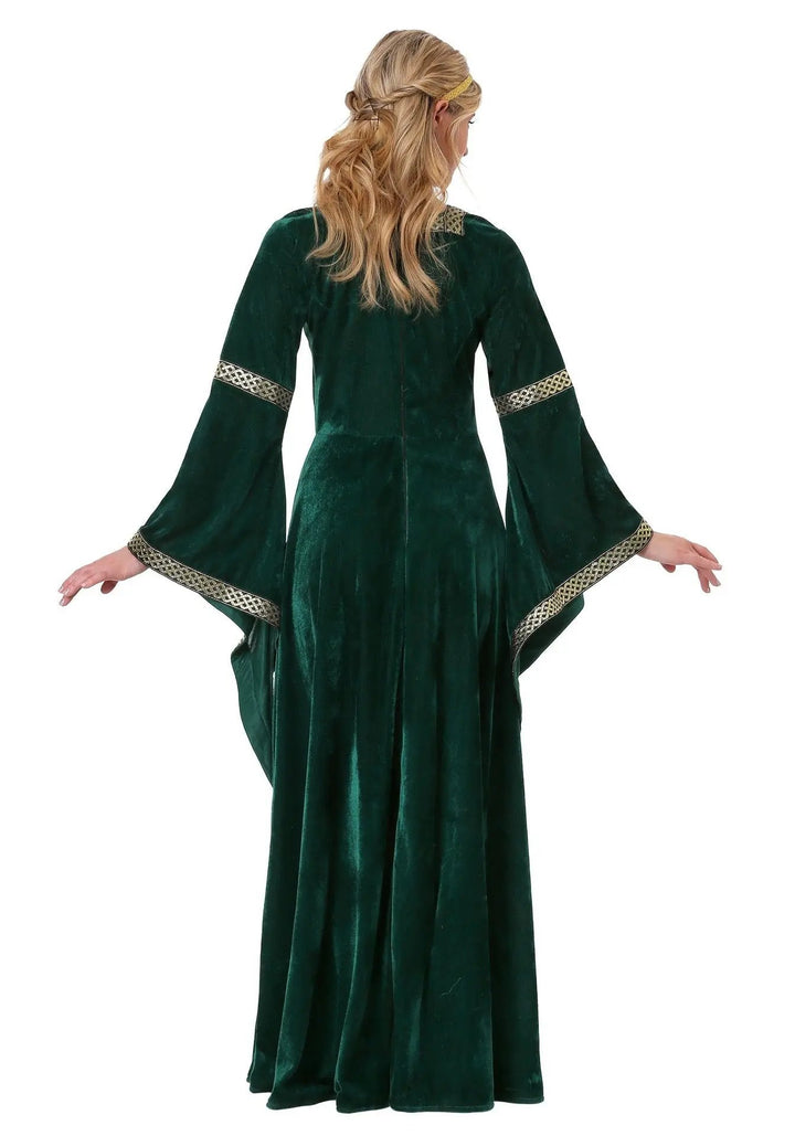Liora - Enchanting Long Sleeve Maxi Princess Dress With Glitter For Dress-Up And Halloween 1