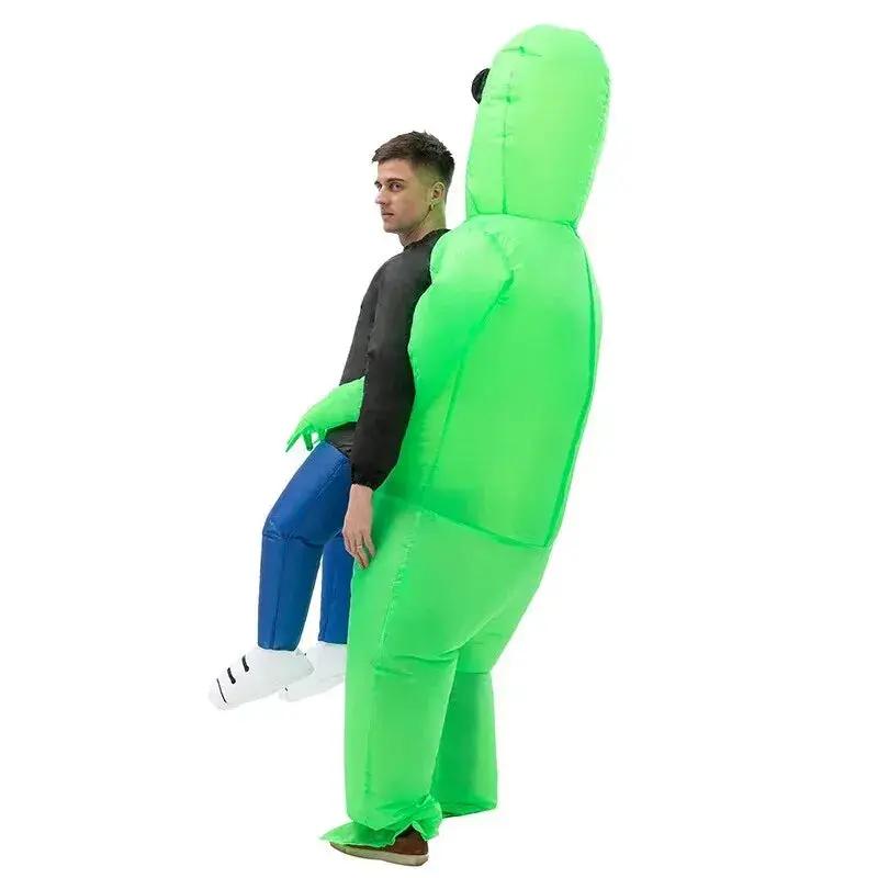 Caden - Inflatable Alien Costume With Built-in Fan For Halloween Fun 2