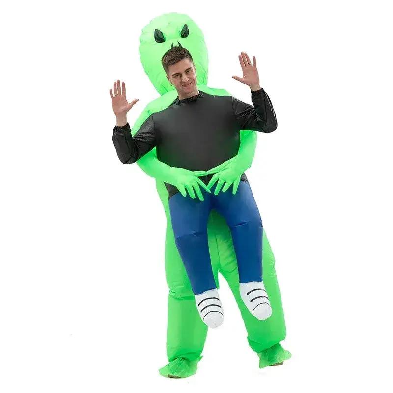 Caden - Inflatable Alien Costume With Built-in Fan For Halloween Fun 4