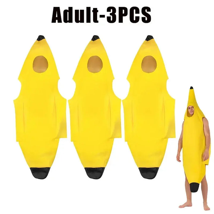 Funny Banana Halloween Costume – Unisex Outfit for Kids & Adults – Perfect for Parties and Trick or Treat 9
