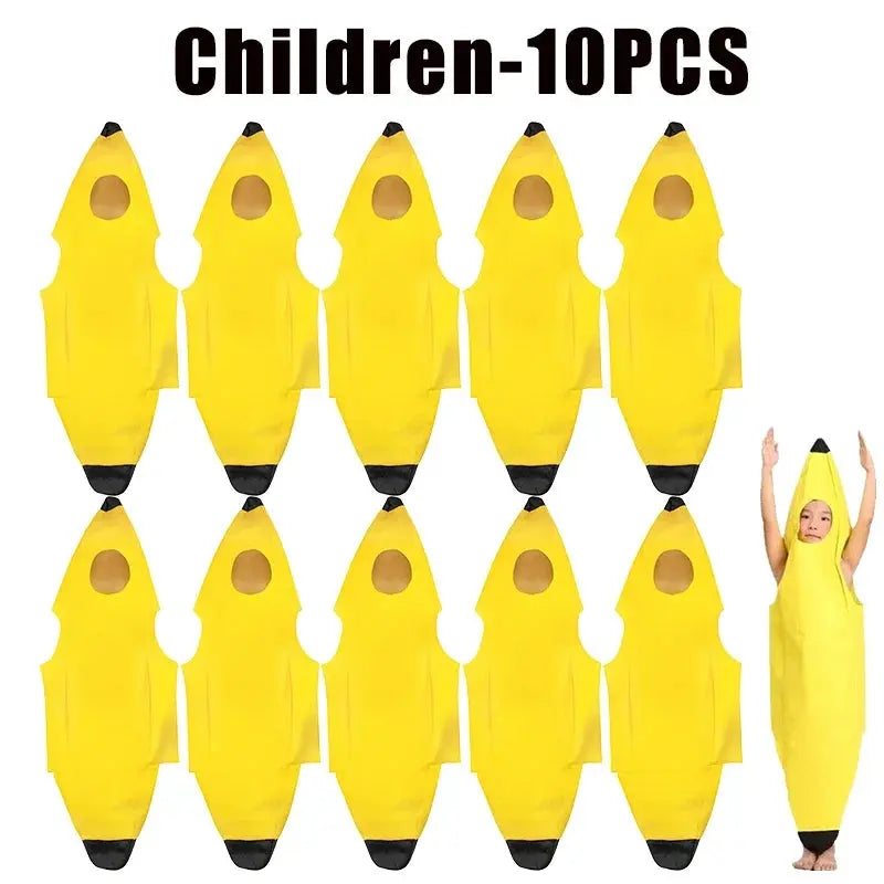 Funny Banana Halloween Costume – Unisex Outfit for Kids & Adults – Perfect for Parties and Trick or Treat 11