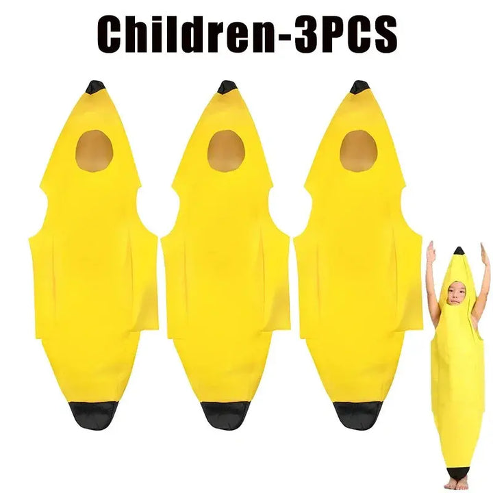 Funny Banana Halloween Costume – Unisex Outfit for Kids & Adults – Perfect for Parties and Trick or Treat 8