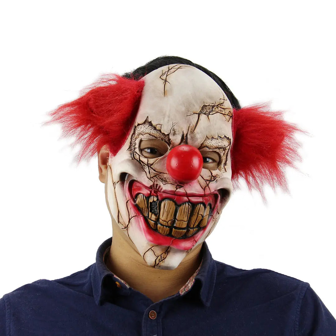 Halloween Creep Mask – Unisex Vampire Demon Latex Mask for Scary Costumes 4