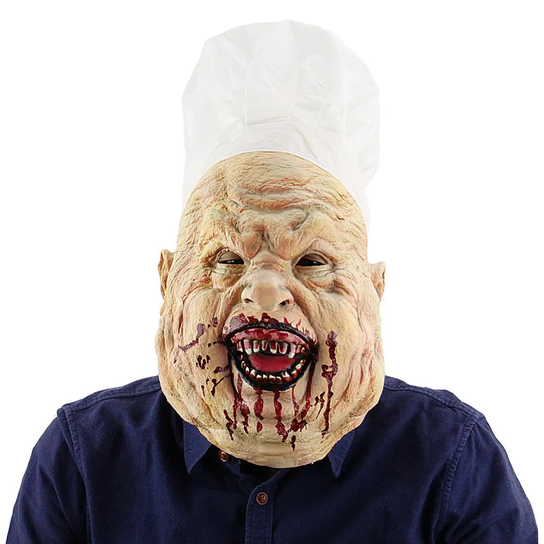 Halloween Creep Mask – Unisex Vampire Demon Latex Mask for Scary Costumes 5