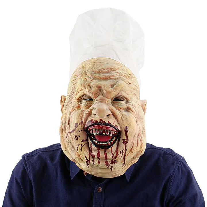 Halloween Creep Mask – Unisex Vampire Demon Latex Mask for Scary Costumes 5