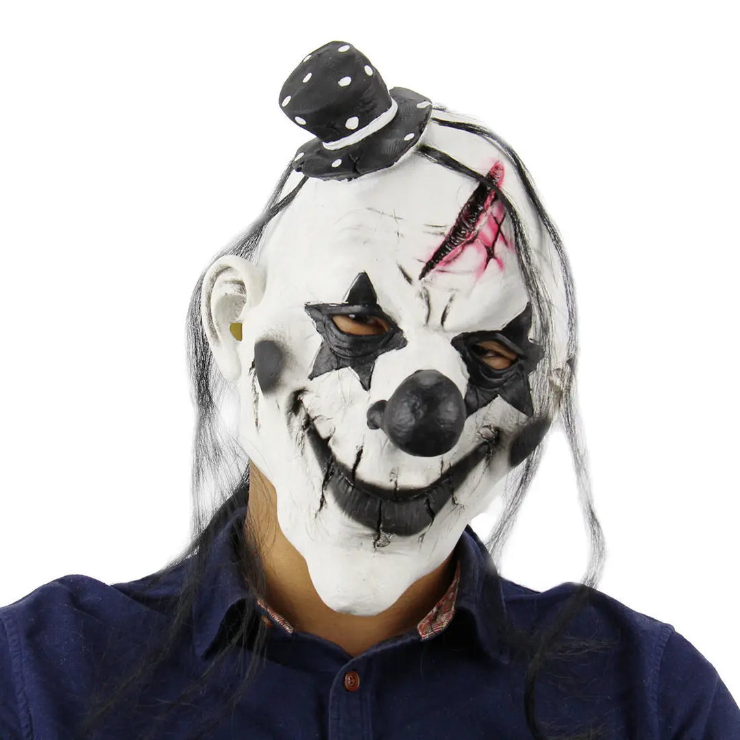 Halloween Creep Mask – Unisex Vampire Demon Latex Mask for Scary Costumes 9