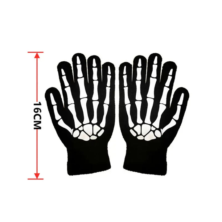 Halloween Grim Reaper Costume for Kids – Scary Black Robe with Glowing Red Eyes & Skeleton Gloves – Perfect for Trick or Treat 4