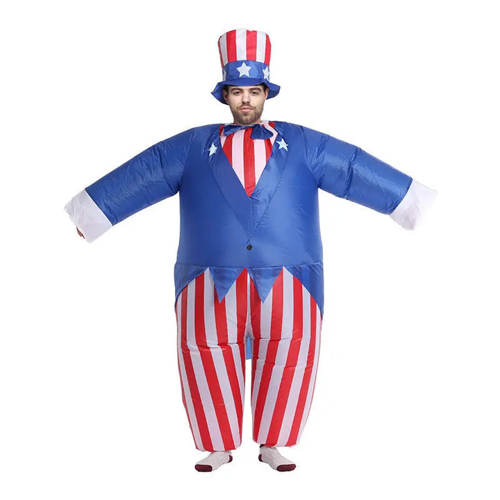 Halloween Inflatable Alien Costume with UFO – Fun Kids Outfit for Parties 3