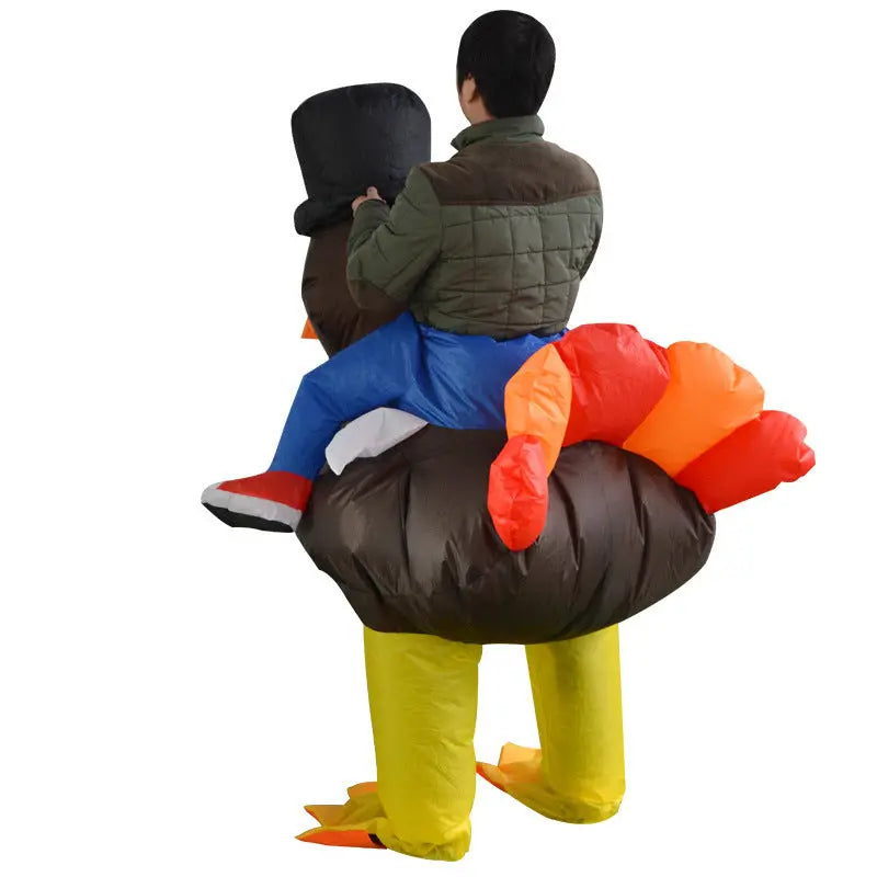 Halloween Inflatable Alien Costume with UFO – Fun Kids Outfit for Parties 7