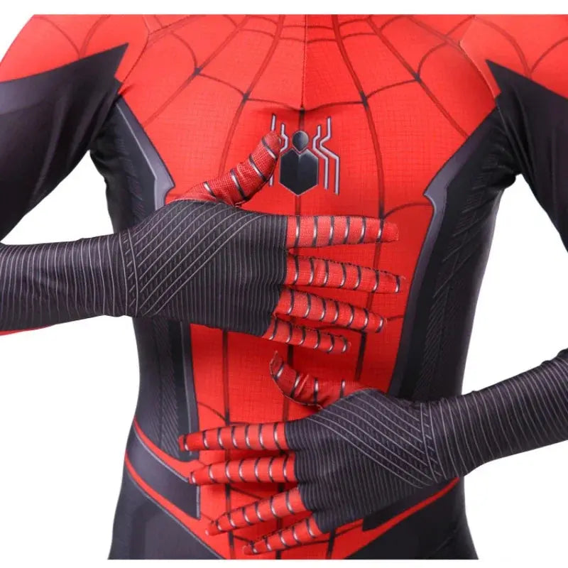 Halloween Spider-Man Costume – Eye-Catching 3D Spandex Jumpsuit for Adults – Perfect for Cosplay Parties 3