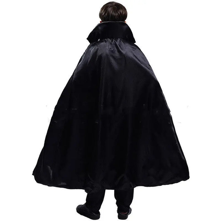 Kids Halloween Vampire Costume Set with Cloak and Vest – Ages 4-12 for Trick or Treat and Halloween Parties 5