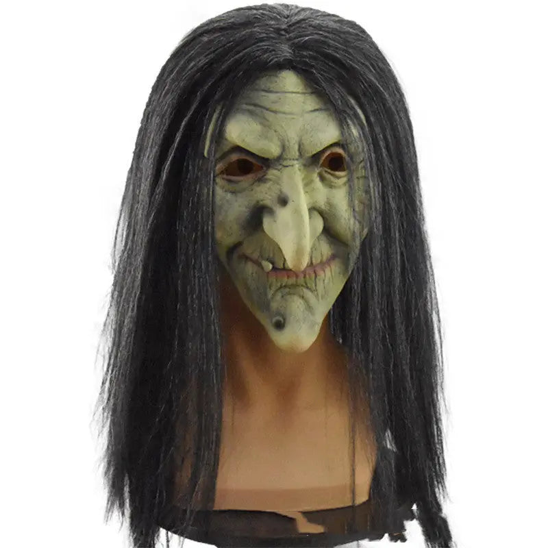 Halloween Witch Mask – Realistic Creepy Design for Adults – Spooky Costume Accessory for Parties 1
