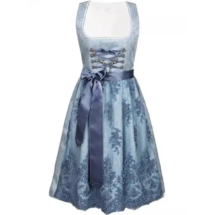 Oktoberfest Dirndl Dress – Elegant Sleeveless Design – Perfect for Beer Festivals 3