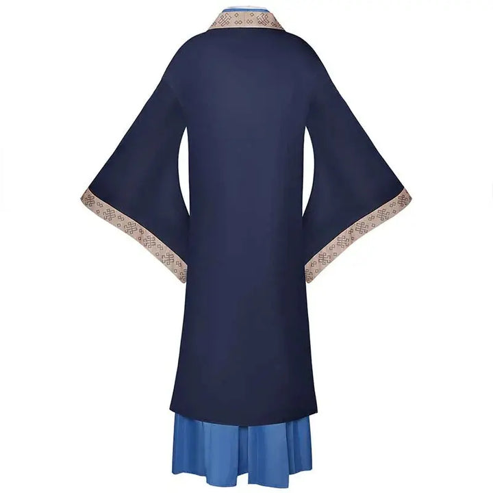 Halloween Jinshi Cosplay Costume – Men’s Anime Kimono Robe Suit with Headwear – Perfect for Comic Con 2