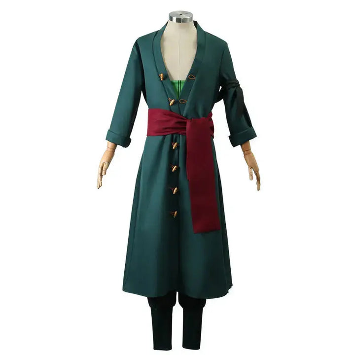 Halloween Roronoa Zoro Cosplay Costume – Eye-Catching Kimono Robe & Cloak for Anime Fans – Perfect for Parties 2