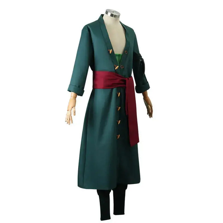 Halloween Roronoa Zoro Cosplay Costume – Eye-Catching Kimono Robe & Cloak for Anime Fans – Perfect for Parties 3