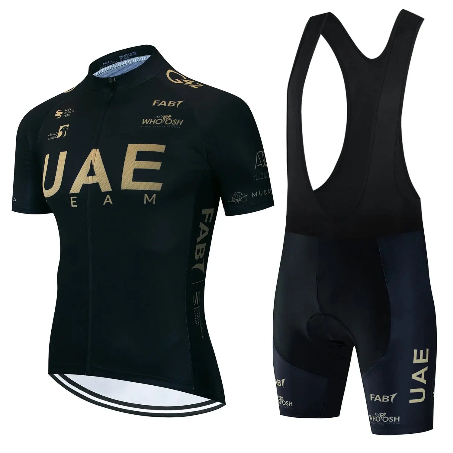 Amir - Lightweight Men's Cycling Jersey with Bib Shorts Set for Spring/Summer, Breathable & Quick-Drying, Size M-XXL 0