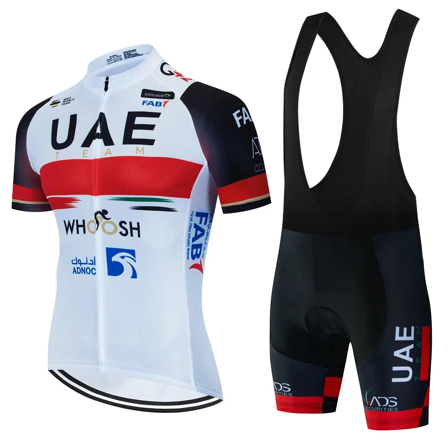 Amir - Lightweight Men's Cycling Jersey with Bib Shorts Set for Spring/Summer, Breathable & Quick-Drying, Size M-XXL 1