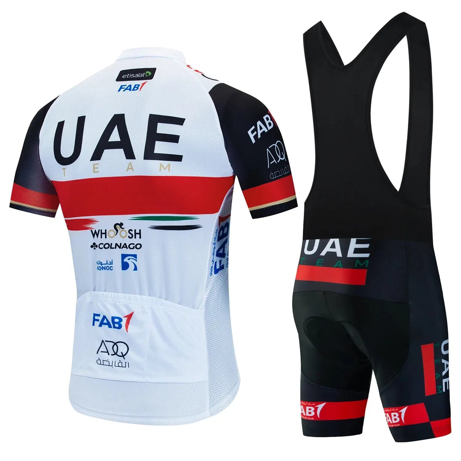 Amir - Lightweight Men's Cycling Jersey with Bib Shorts Set for Spring/Summer, Breathable & Quick-Drying, Size M-XXL 2