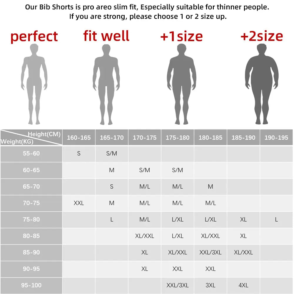 Ethan – Seamless Cycling Bib Shorts for Men with High Elasticity & Anti-Slip Technology, Size S-4XL