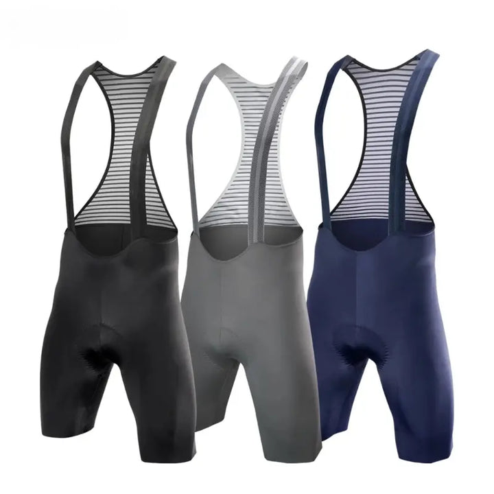 MunaWear - Cycling Bib Shorts - Ethan – Seamless Cycling Bib Shorts for Men with High Elasticity & Anti-Slip Technology, Size S-4XL - 
