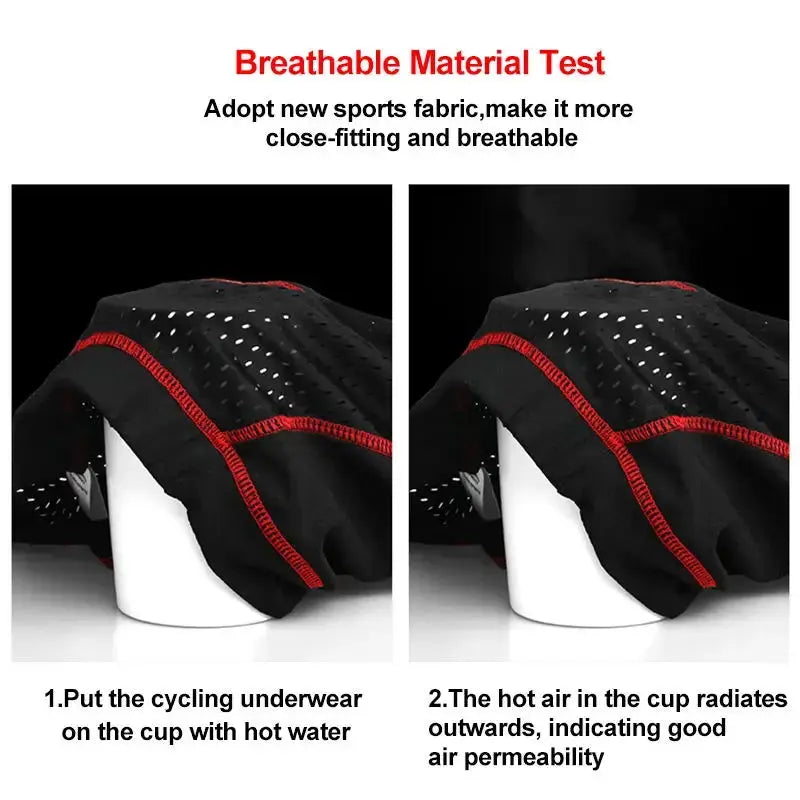 Brad – Breathable Men's Cycling Shorts with 5D Gel Pad for Ultimate Comfort