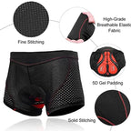 Brad – Breathable Men's Cycling Shorts with 5D Gel Pad for Ultimate Comfort