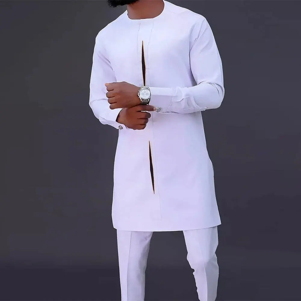 Malik – Traditional Dashiki Men's Set with Modern Elegance Size M-4XL 0