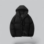 Caden – Classic Unisex Down Jacket With Hood For Winter Comfort 0